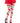 Lane Holiday Ribbon Striped Tights - Green/red - Os