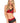 2 Pc. Lace Trimmed Spandex Bralette & Brazilian Back Boy Shorts - Small/ Medium - Red/ Black