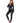 Wet Look Faux Leather Zipper Front Catsuit - Medium