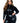 Lame Zipper Front Catsuit - 1x/2x - Black