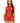 Rhinestone Lace and Net Mini Dress - One Size - Red