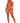 Industrial Net Racer Neck Backless Bodystocking - One Size - Red