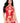 2pc Heart Net Halter Cami and G-String Panty - Os - Red