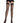 Fishnet Thigh Highs With Lace Top- One Size - Blk