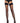 Spandex Fishnet Stockings with Comfort Band Top - Black - One Size
