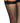 Bow Backseam Fishnet Thigh Highs - Black - One Size