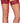 Stay Up Fishnet Thigh Highs - One Size - Burgundy