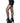 Cracked Fishnet Tights - One Size - Black