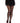 Sweetheart Striped Net Tights With Keyhole and Mini Bow Detail - One Size - Black
