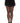 Sweetheart Striped Net Tights With Keyhole and Mini Bow Detail - One Size - Black