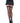 Micro Net Thigh Highs With Diamond Twist Backseam - One Size - Black