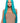 33 Inch Long Straight Center Part Wig - Turquoise