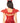 2 Pc Devil Kit, Includes Wings and Headband - Red