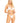 3 Pc Faux Pearl Open Cup Bra and G-String - One Size - White