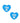 Fuck Me Blue Candy Heart Pasties