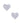 Razzle Dazzle Crystal Jewel Sparkle I Heart U Body Stickers 6 Pk