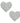 Silver Pixie Dust Glitter Heart Pasties