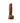 Colours - Pleasures - Vibrating - 5 Inch Dildo - Brown