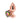 Rear Assets - Rose Gold Heart - Medium - Rainbow