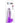 King Cock Clear 7 Inch With Balls - Purple