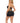Net Worth 2pc Bandeau Set - One Size - Black