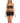 Net Worth 2pc Bandeau Set - One Size - Black