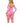 Double Vision Bodysuit Set - Pink