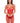 All Heart Crotchless Bodystocking - Red - One Size