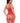 All Heart Crotchless Bodystocking - Red - One Size