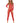 Crotchless Bodystocking - One Size - Red
