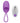 Turbo Buzz Bullet With Removable Silicone Sleeve - Purple