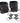 5 Piece Hog Tie and Cuff Set - Black