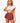 3 Pc School Girl Costumes With Top a Skirt and Matching Thong Panty - One Size - Red