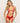 Lame’ Teddy With Strappy Elastic Detail - One Size - Red