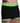 Strap-on Black/green Boxers - M/l