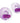 Razzles Vibrating Nipple Pads - Purple