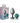 Cheeky Charms-Gunmetal Metal Butt Plug- Round-Teal-Medium