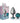 Cheeky Charms-Gunmetal Metal Butt Plug- Round-Teal-Large