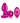 Cheeky Charms - Rechargeable Vibrating Metal Butt Plug With Remote Control - Pink - Medium