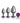 Cheeky Charms - Metal Butt Plug Gunmetal - Round - Deep Purple - Anal Trainer Kit