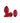 Vibrating Red Metal Remote Plug - Lg