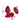 Vibrating Red Metal Remote Plug - Lg