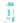 Izzy Rechargeable Vibe -Turquoise