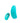 Niki Rechargeable Flexible Magnetic Panty Vibe - Turquoise