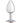 Cloud 9 Novelties Gems Silver Chromed Anal Plug - Small