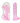 RealRock Crystal Clear Realistic 9 in. Dildo With Balls and Suction Cup Pink