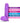 Neo 8in Dual Density Dildo Neon Purple