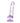 Naturally Yours 8in Amethyst Crystalline Dildo