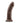 Au Naturel 8in Dildo W/ Suction Cup Chocolate
