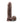 Au Naturel 9.5in Dildo W/ Suction Cup Chocolate